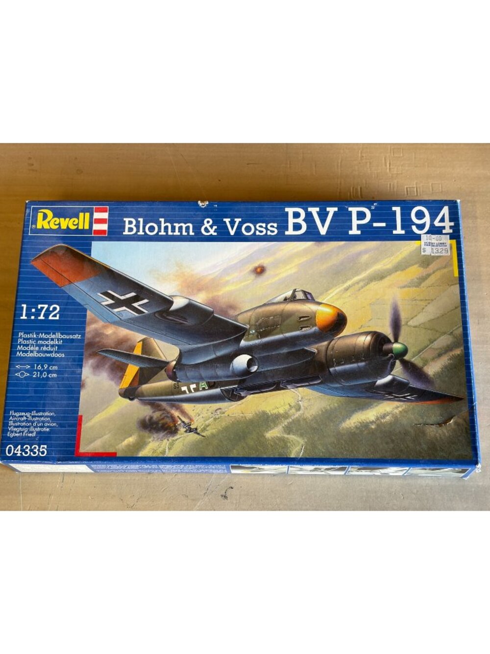 1/72 Revell 04335 WWII German Bomber Blohm & Voss BV P-194 niob model